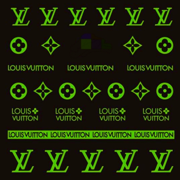 NWT Nail Art Design Decal Stickers N°54 GID! - Picture 3 of 11